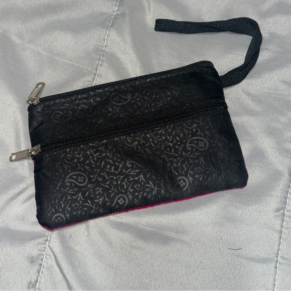 Indian Style Embroidered Elephant Wristlet Travel Colorful 6.75x4.25in Unique - Picture 3 of 10